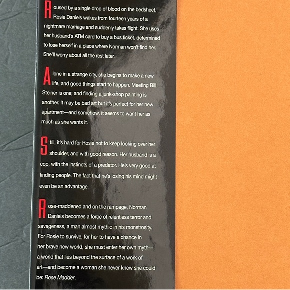 Rose Madder by Stephen King (1st Edition) | Fiction, Horror | Hardcover Book - Picture 3 of 10